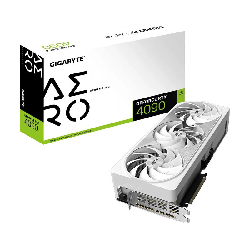 Gigabyte GeForce RTX 4090 AERO OC 24G GDDR6X Graphics Card - كرت الشاشة